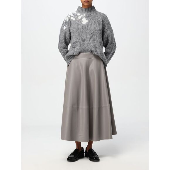 Liu Jo Skirt Woman Grey - Picture 2 of 4